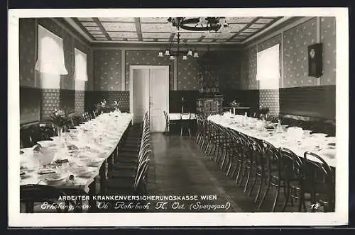 AK Ober Rohrbach, Speisesaal Erholungsheim