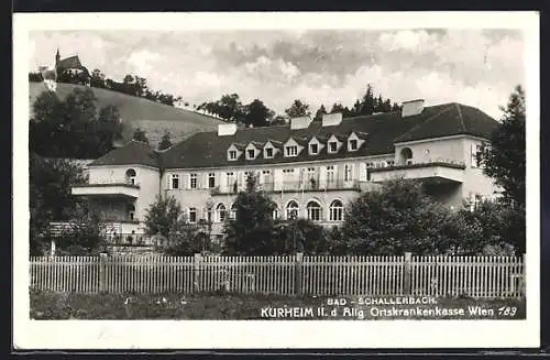 AK Bad-Schallerbach, Kurheim der Allgemeinen Ortskrankenkasse Wien