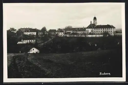 AK Suben, Ortspartie mit Kirche