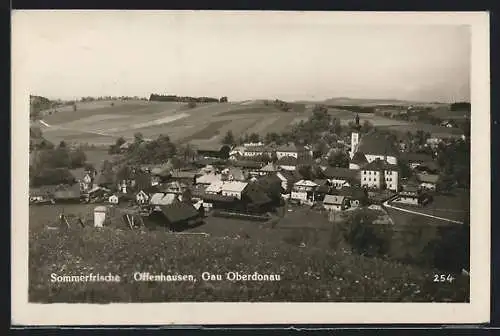 AK Offenhausen /Gau Oberdonau, Teilansicht mit Kirche