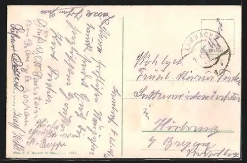 AK Lambach /Ob.-Oe., Teilansicht der Ortschaft