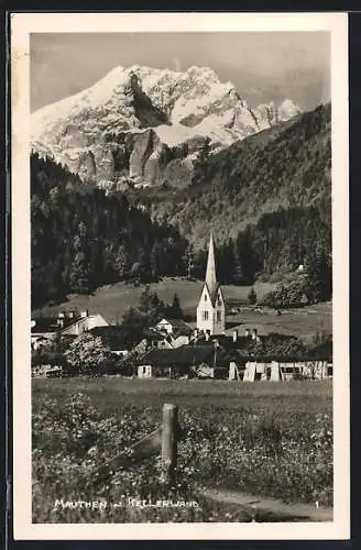 AK Mauthen, Ansicht mit Kellerwand