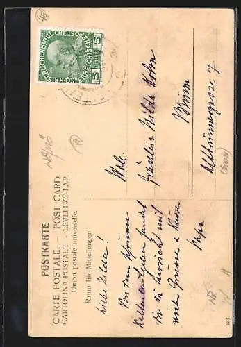 AK Kaltenleutgeben, Ortsansicht mit Kirche