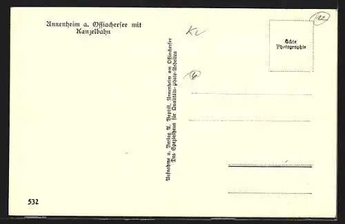 AK Annenheim /Ossiachersee, Ortsansicht mit Kanzelbahn, Freibad