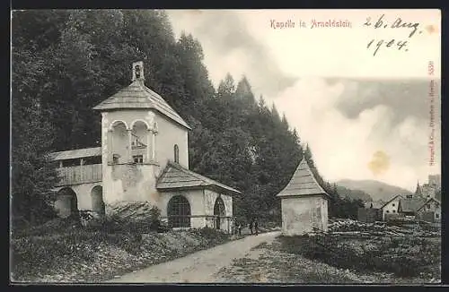 AK Arnoldstein, Kapelle am Waldrand