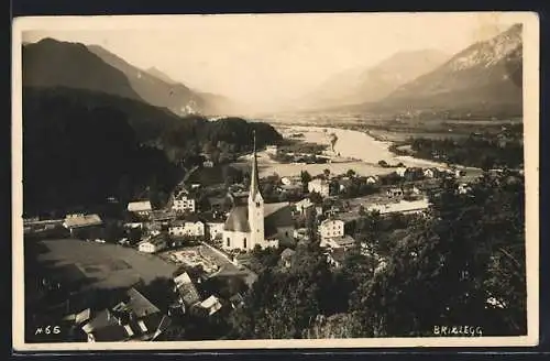 AK Brixlegg, Teilansicht mit Kirche