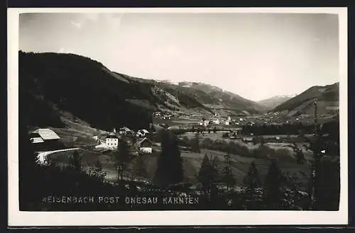 AK Gnesau, Blick nach Weissenbach