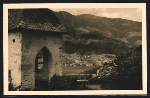 AK Annenheim, Teilansicht und Kanzelbahn von der Ruine Landskron