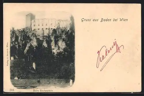 AK Baden bei Wien, Ruine Rauhenstein