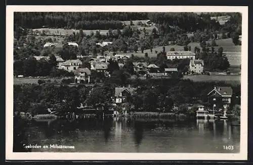 AK Seeboden am Millstättersee, Teilansicht