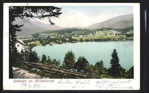 AK Seeboden am Millstättersee, Panorama