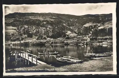 AK Ossiach am Ossiachersee, Panorama mit Görlitzen