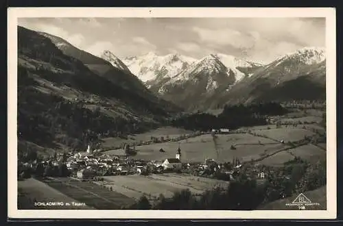 AK Schladming, Gesamtansicht aus der Vogelschau