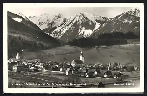 AK Schladming, Teilansicht mit den Schladminger Tauern