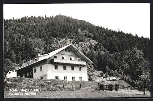 AK Schladming /Klaus, Gasthaus Neuwirt