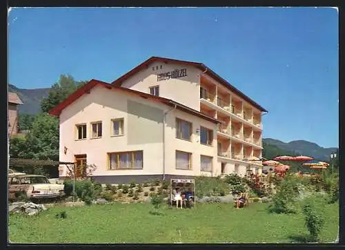 AK Seeboden /Millstätter See, Hotel Haus Hölzel