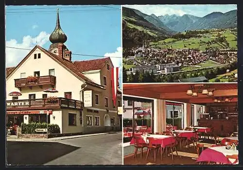 AK Schladming /Stmk., Gasthof-Pension Warter, Innenansicht, Teilansicht