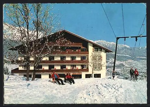 AK Rohrmoos, Gasthof-Pension Schütterhof im Schnee