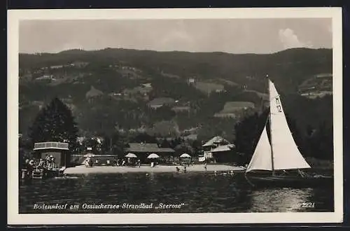 AK Steindorf am Ossiacher See, Bodensdorf, Strandbad Seerose