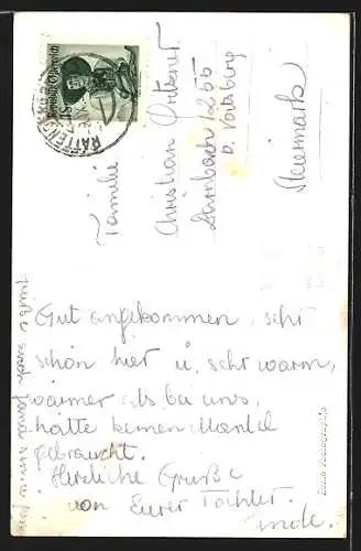 AK Rattenberg, Ortsansicht mit Rofangebirge