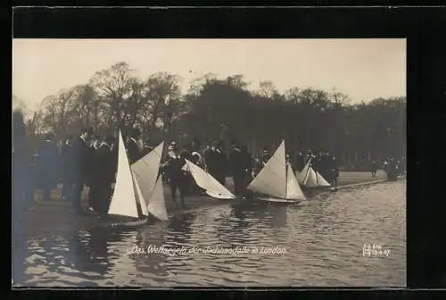 AK London, Wettsegeln der Jachtmodelle