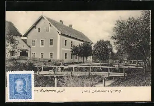 AK Eschenau, Gasthof Franz Zöchbauer