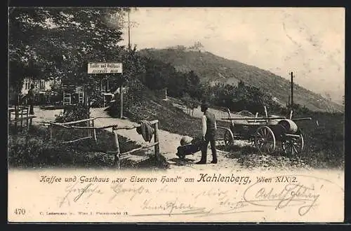 AK Kahlenberg, Gasthaus zur Eisernen Hand