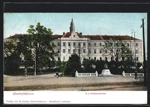 AK Oberhollabrunn, F. e. Knabenseminar