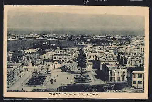 AK Messina, Panorama e Piazza Duomo