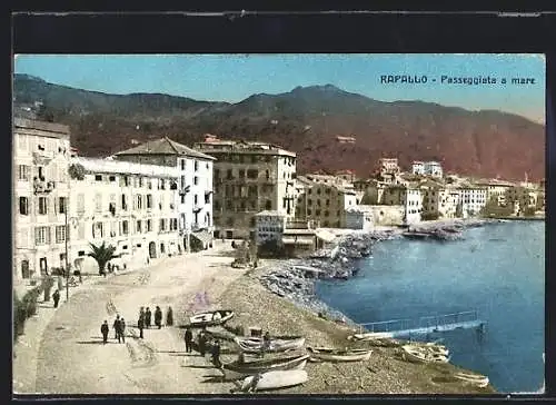 AK Rapallo, Passeggiata a mare