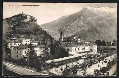 AK Arco, Neue Promenade mit Kirche