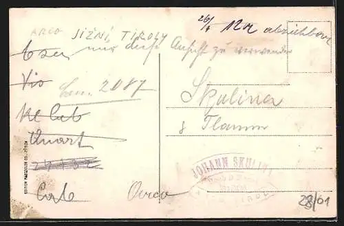 AK Arco, Neue Promenade mit Kirche