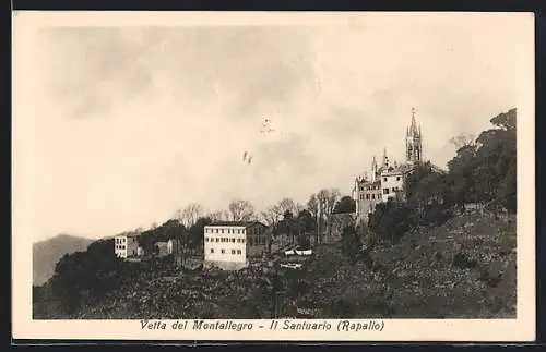 AK Rapallo, Vetta del Montallegro, Il Santuario