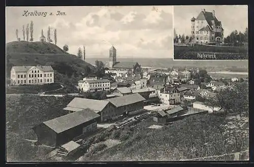 AK Kraiburg, Blick über den Ort, Malseneck