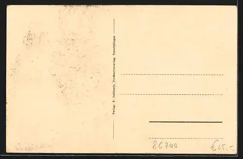 AK Otting / Schwaben, Kriegerdenkmal, Schloss, Totalansicht