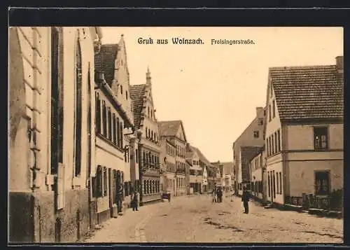 AK Wolnzach, Passanten in der Freisingerstrasse