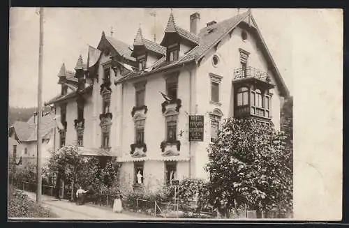 Foto-AK Beuron, Hotel St. Gregorius-Haus