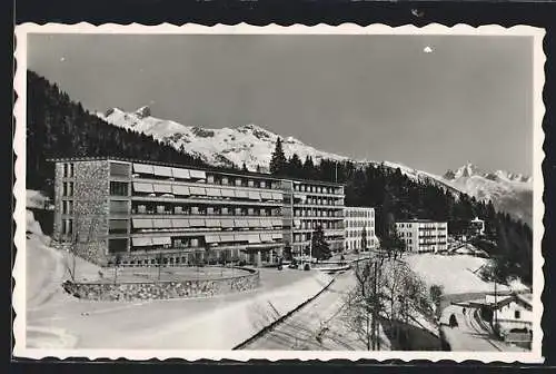 AK Montana, Vue du Bellevue avec le Trubelnstock et le Bietschhorn