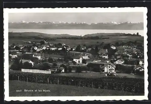 AK Bevaix, Panorama et les Alpes