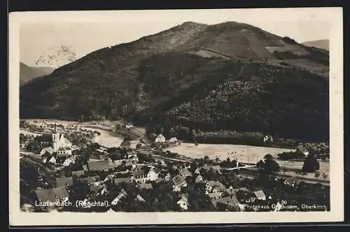 AK Lautenbach /Renchtal, Ortsansicht aus der Vogelschau