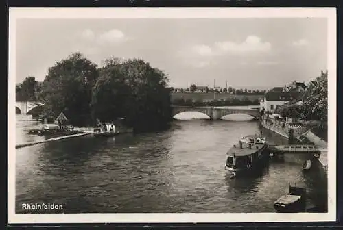 AK Rheinfelden, Partie am Wasser