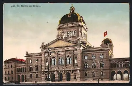 AK Bern, Bundeshaus von Norden