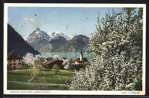 AK Sisikon, Ortsansicht und der Urirotstock