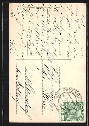 AK Reichenau /Payerbach, Teich mit Kurhaus