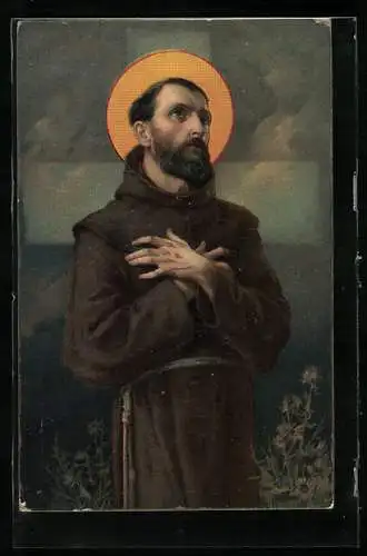 Künstler-AK S. Franciscus de Assisi