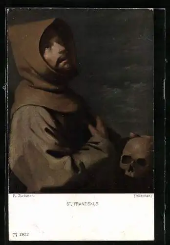 AK Portrait des Schutzpatron Hl. Franzisco v. Assisi