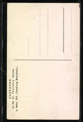 AK Portrait hl. Theresia mit Kruzifix