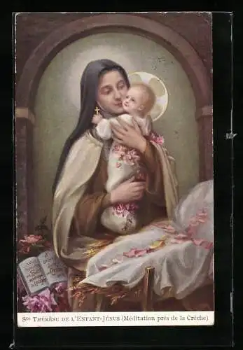 Künstler-AK Ste. Thérèse de l`Enfant-Jésus