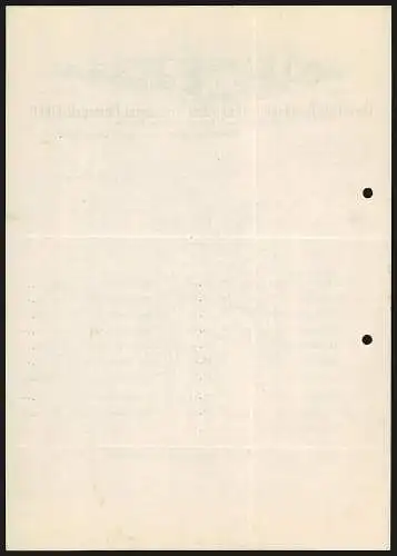 Rechnung Landshut /Bayern 1933, Vereinigte Kunstmühlen Landshut-Rosenheim AG, Modellansicht der beiden Fabriken