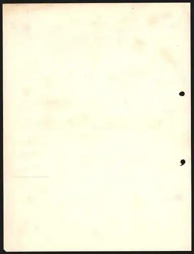 Rechnung Plüderhausen 1906, J. F. Schüle, Eier-Teigwaaren-Fabriken, Ansicht zweier Fabriken und dreier Filialen